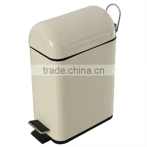 Factory Wholesale Powder Coated Foot Pedal Trash Bin thumbnail-1