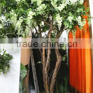 Home Garden Deco 50cm to 400 cm Hight Artificial White Large Chinese Wistaria EDHS1501 1609 thumbnail-4