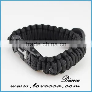 25cm Length Can Laser Team Logo Paracord Compass Bracelet thumbnail-2