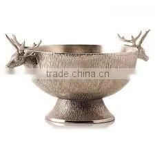 Round Decorative Metal Champagne thumbnail-1