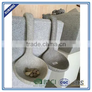 Sandstone Spoon Shape Garden Bird Feeder thumbnail-1