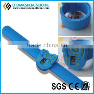 Various Size Touch Magnetic Bracelet, Silicone Wristband, Fashion Watch thumbnail-1