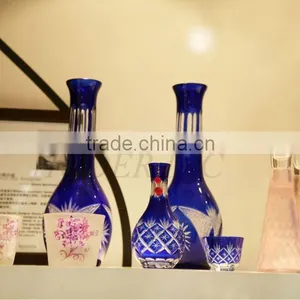 Etched Glass Decanter thumbnail-1