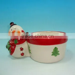 Indoor Santa Ceramic Flower Pot thumbnail-1