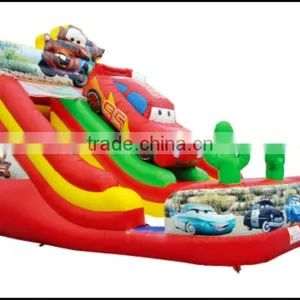 (HD-9401) 2014NEW!Cartoon Car Inflatable Slide thumbnail-1