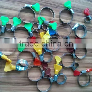 Supply Different Types of Stainless Steel Single Ear Stepless Hose Clamp /galvanized Carbon Steel thumbnail-1