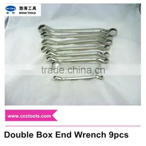 8*10~30*32mm Double Box Offset Wrench 9pcs D/E Ring Spanner Stainless Steel thumbnail-1