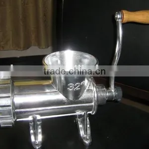32# Manual Aluminum Alloy Meat Mincer / Aluminum Meat Grinder thumbnail-1