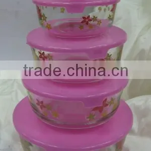 GH053 5pcs Glass Bowl Set With Deco thumbnail-2