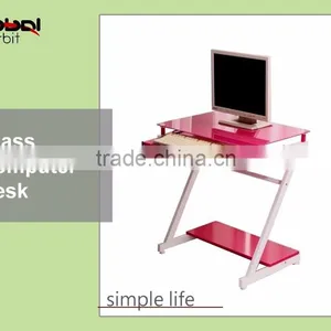 Rolling PC Table With Wheels Cheap Walmart Wooden Computer Desk thumbnail-6