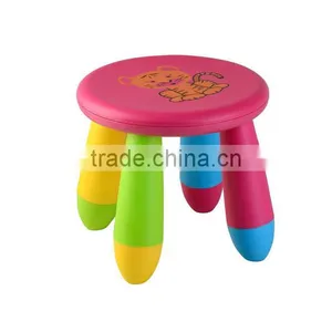 Easy Fold Round Plastic Cartoon Bee Foot Stool for Children thumbnail-2