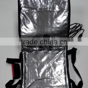 1680D Nylon Pizza Food Delivery Bag With 12V Heating Elment thumbnail-2