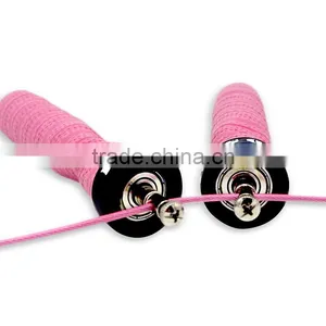 2017 New Style High Speed Crossfit Skipping Jump Rope With Anti Slip Hanldes, Adjustable Steel Cable & Ball Bearing thumbnail-6