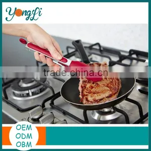 Top Quality Kitchen Gadget Silicone Coated Tong Bbq thumbnail-2