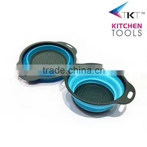 Folded the Fruit Strainer,fruit Colander,fruit Basket,TPR+PP Fruit Basket,cheaper Strainer thumbnail-2