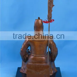 China Style Bronze Artwork Kuan Di/Bronze Decoration/Kuan Di/Bronze Sculpture thumbnail-4