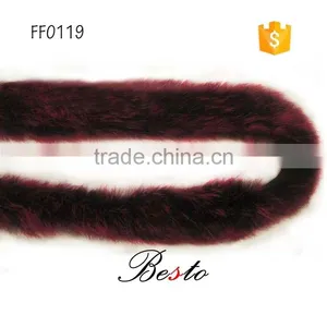 Autumn and Winter High-end New Top Fashion Feather Boa Cheap Dyed Bulk Red thumbnail-1