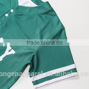 Cheap 100% Polyester Wholesale Blank Baseball Jersey thumbnail-5