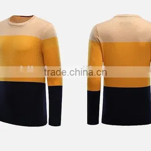 2015 Latest Sweater O-neck Designs for Men ,model V-neck Sweater for Men,men Cashmere Sweater thumbnail-3