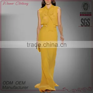 Dress Manufacturer Hot Fashion 100% Polyester Fancy Maxi Dress thumbnail-1