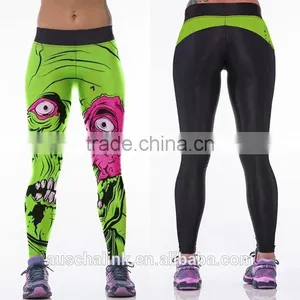 Newest Womens Print Yoga Pants Fashion Design Wholesale thumbnail-5