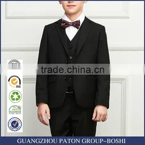 Bospoke Winter School Boys Black 3 Pieces Blazer For School Wear thumbnail-1