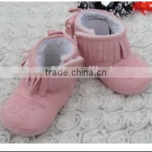 2016 Wholesale Bulk Order in China Soft Sale Baby Boots New Born Baby Shoes thumbnail-4