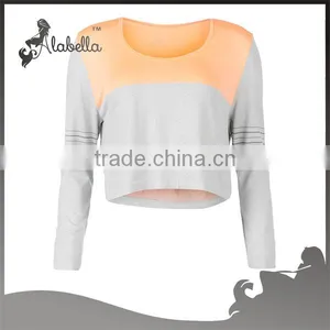 Color Combination & Dry Fit Long T-shirt Wholesale China thumbnail-1