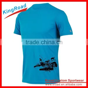 Custom t Shirts for Sublimation Printing, Breathable Coolmax Material Sports Running Shirts thumbnail-1