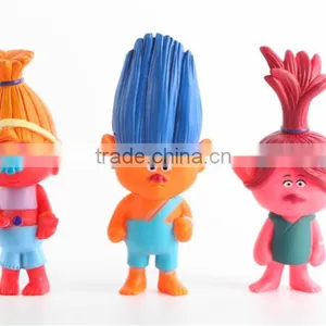 Popular Hairy Little Troll Doll Figure Trolls Pen Topper Gift for Kids Toy thumbnail-2