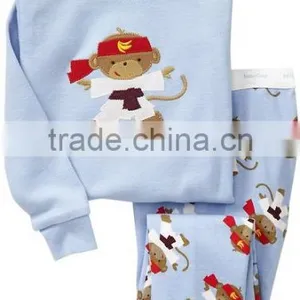 Boys Cute Baby Pajamas Suits Children's Cotton Sleeping Wear thumbnail-1
