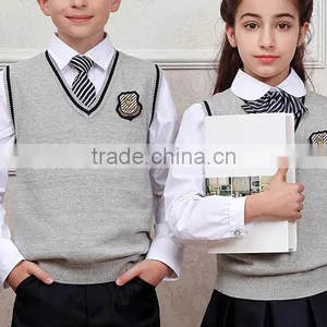 Custom Oem Wholesale Baby Kids School Uniform Sweater thumbnail-1