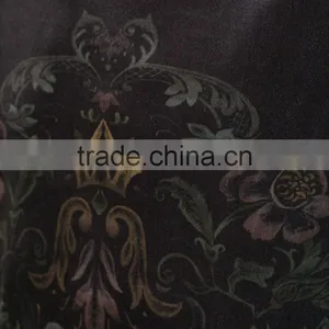 Flower Print Velvet Custom T-shirt Printing for Men thumbnail-3