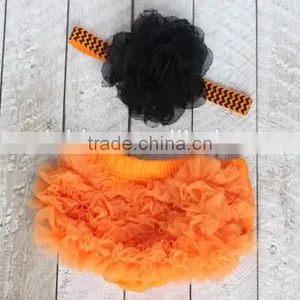 Newborn Baby Green Tutu Bloomer Tulle Ruffles Bloomer Diaper Cover Cute Baby Underwear thumbnail-4