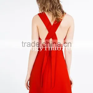 Dongguan Clothing Manufacturers Free Prom Fshion Summer Women Dress Designs 2016 Polyester for Ladies Fitness Woman Wear Sexy thumbnail-3