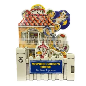 Mini-house Book Children Board Book Grey Board Die Cutting Book thumbnail-1