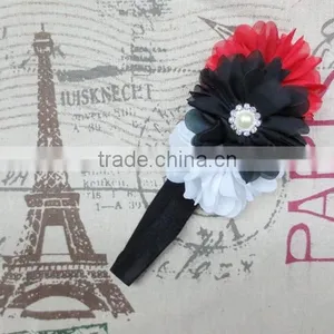 Girl Soft Hair Bands Baby Elastic Flower Headband thumbnail-5