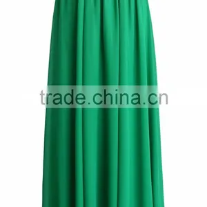 Women Wholesale Elastic Wasitband Long Skirt Fashion Chiffon Maxi Skirt 2016 thumbnail-5