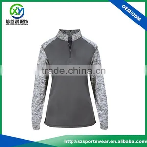 New Arrival Contrast Cation Sleeve and Collar Golf 1 4 Zip Pullover Sweatshirt thumbnail-1