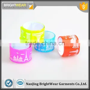 Multifunction Cheap Reflective Slap Band Bracelet thumbnail-1
