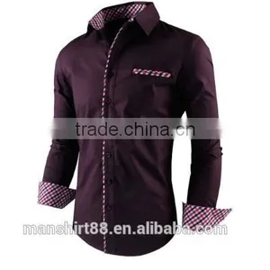 2016 Fashionable Slim Fit Casual Shirts for Men thumbnail-4