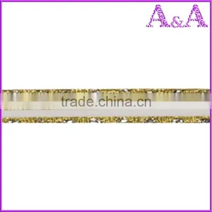 Fancy Christmas Decoration Wired Ribbon,Custom Decorative Grosgrain Ribbons thumbnail-3