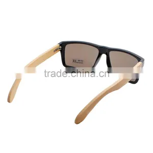 2017 Made In China Wholesale Blue Violet Natural PC & Bamboo Sunglasses For Men thumbnail-3