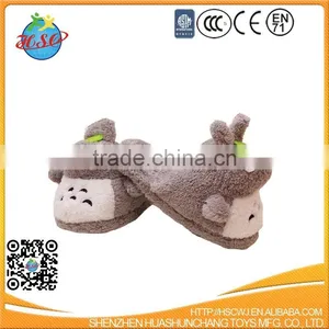 High Quality Totoro Plush Shoes Animal Shape Indoor Slippers thumbnail-1