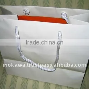 Luxury Shopping Paper Bag STOCKLOT LOW PRICE --- OR-WHITE 150--- Wholesale thumbnail-1