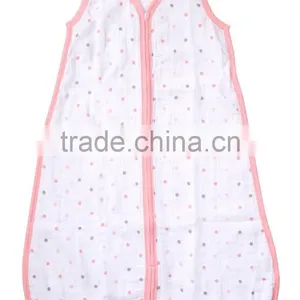 100% Cotton Muslin Baby Sleeping Bag/Baby Sleeping Sacks thumbnail-1