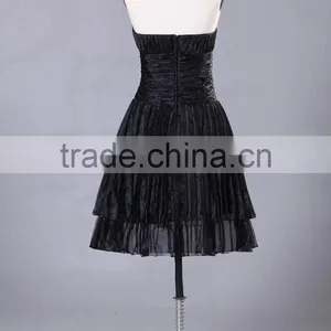 Simple Style Cap Sleeves Red Prom Gown ED135 thumbnail-4