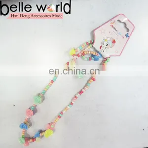 DIY Cheap Chunky Acrylic Bubblegum Beads Necklace thumbnail-1