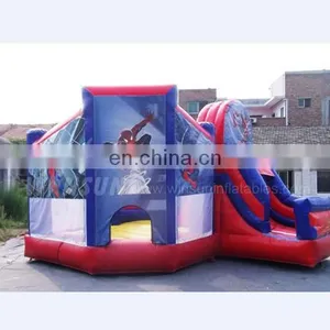 Spider Man Inflatable Jumping Combo, High Quality Bouncers Winsun Inflatables thumbnail-1