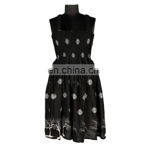 RAYON PRINTED SHORT LENGTH DRESS thumbnail-2
